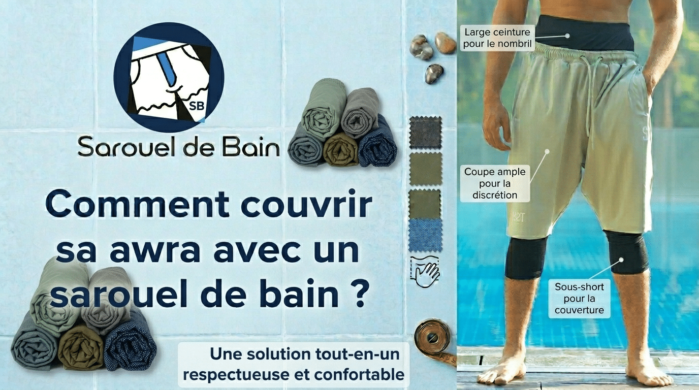 Comment couvrir sa awra avec un sarouel de bain