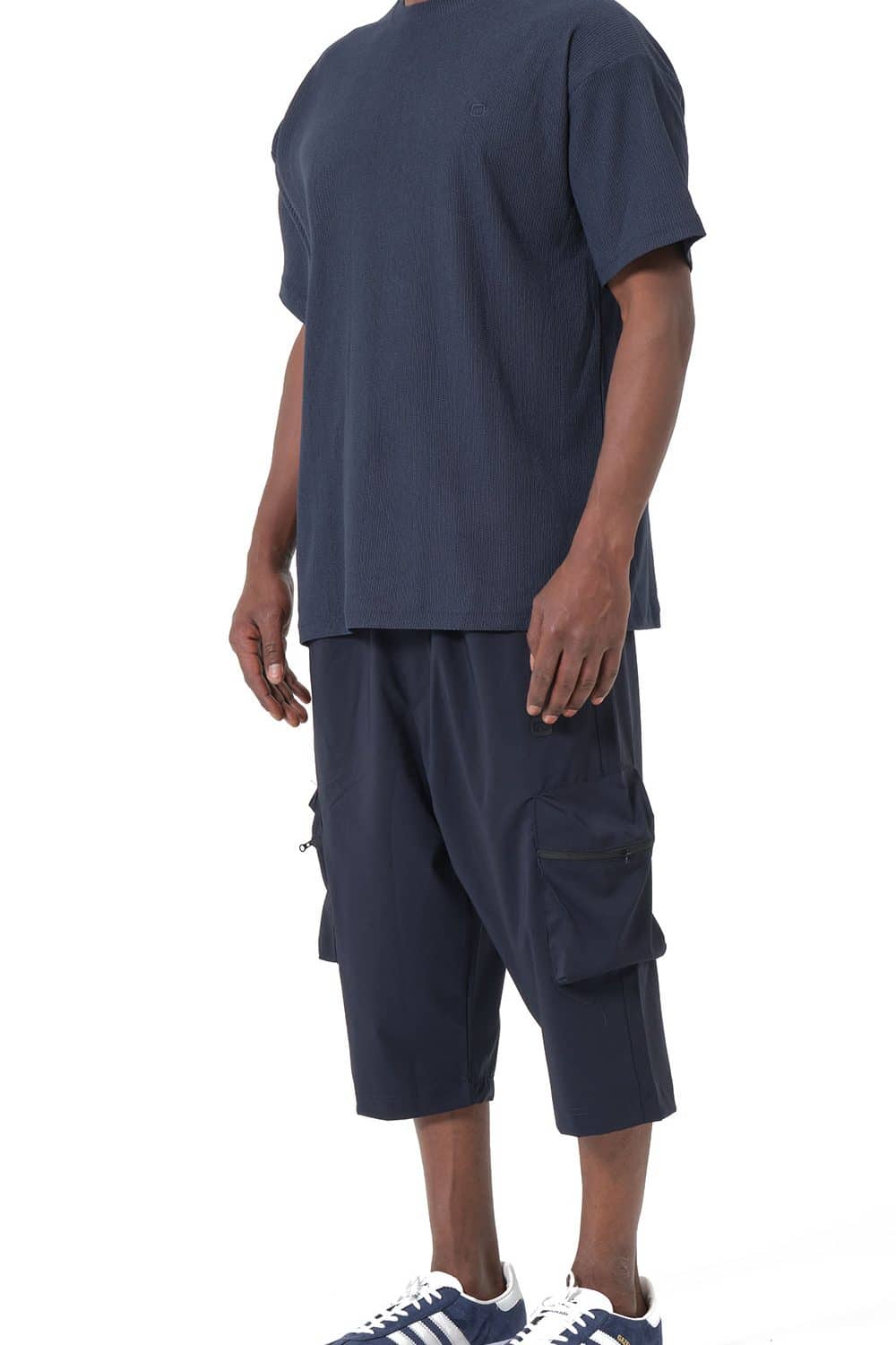 Sarouel qabail TRAIL cargo court  Bleu nuit