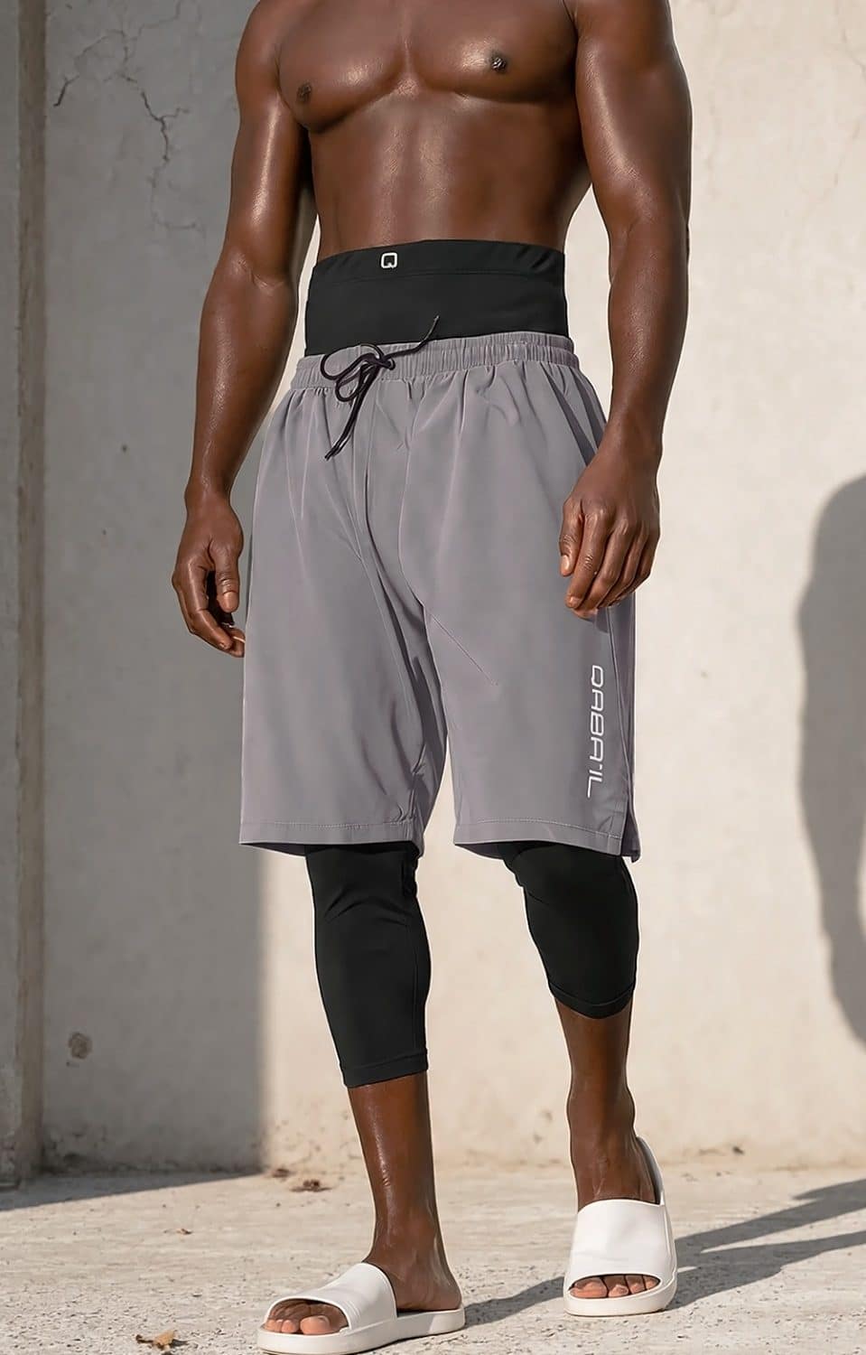 Swimshort Qabail S26 gris